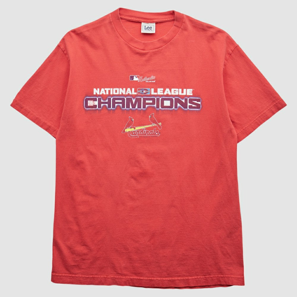 St. Louis Cardinals Lee Apparel 2000s T-Shirt - Red Vintage
