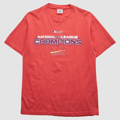 St. Louis Cardinals Lee Apparel 2000s T-Shirt - Red Vintage