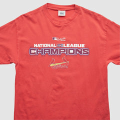 St. Louis Cardinals Lee Apparel 2000s T-Shirt - Red Vintage