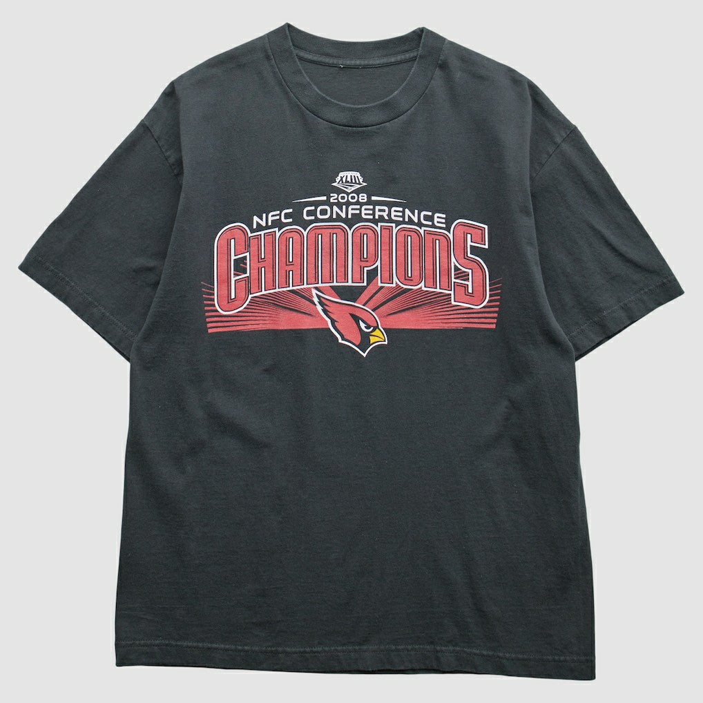 Arizona Cardinals 2008 T-Shirt - Black Vintage on sale