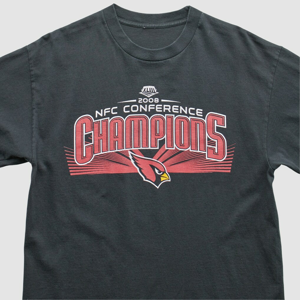 Arizona Cardinals 2008 T-Shirt - Black Vintage on sale