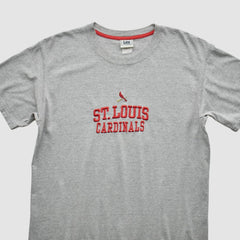 St. Louis Cardinals Lee Apparel 2000s T-Shirt - Gray Vintage