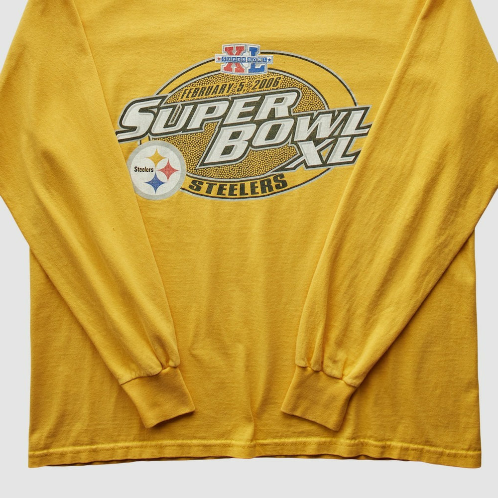 Pittsburgh Steelers NFL 2006 T-Shirt - Yellow Vintage sale