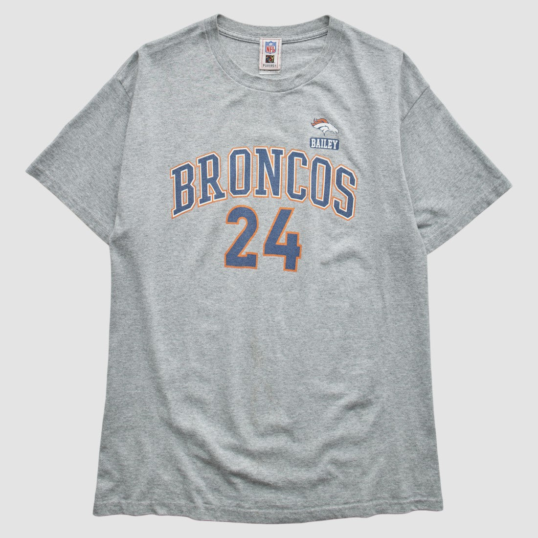 Denver Broncos NFL 2000s T-Shirt - Gray Vintage outlet