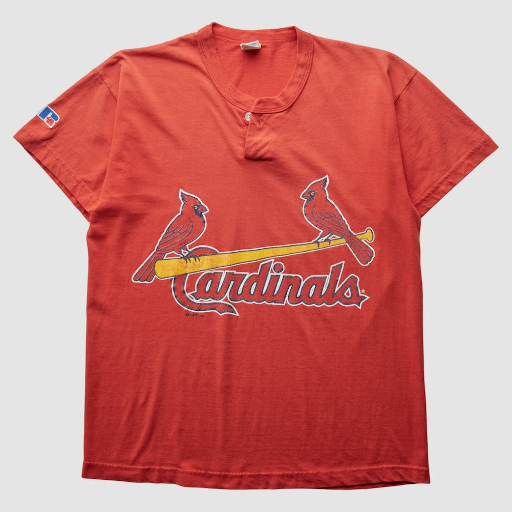 St. Louis Cardinals Russell 1998 T-Shirt - Red Vintage