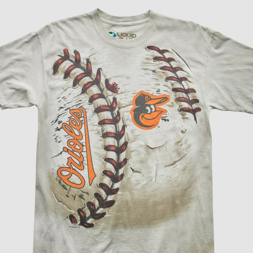 Baltimore Orioles Liquid Blue 2014 T-Shirt - Beige Vintage
