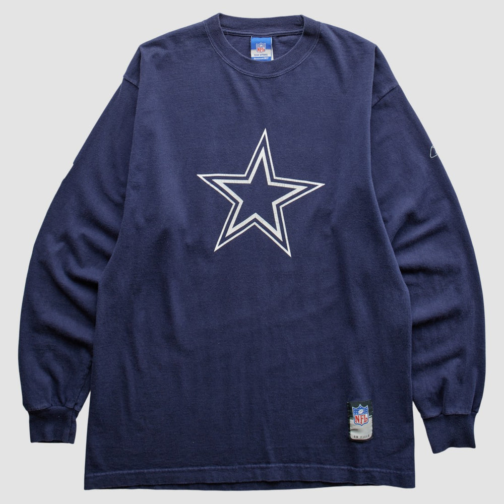 Dallas Cowboys Reebok 2000s T-Shirt - Navy Vintage for sale