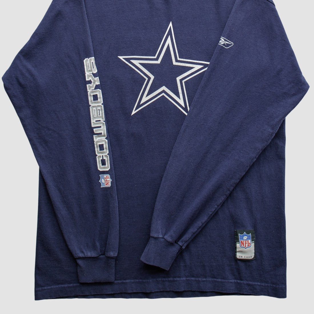 Dallas Cowboys Reebok 2000s T-Shirt - Navy Vintage for sale