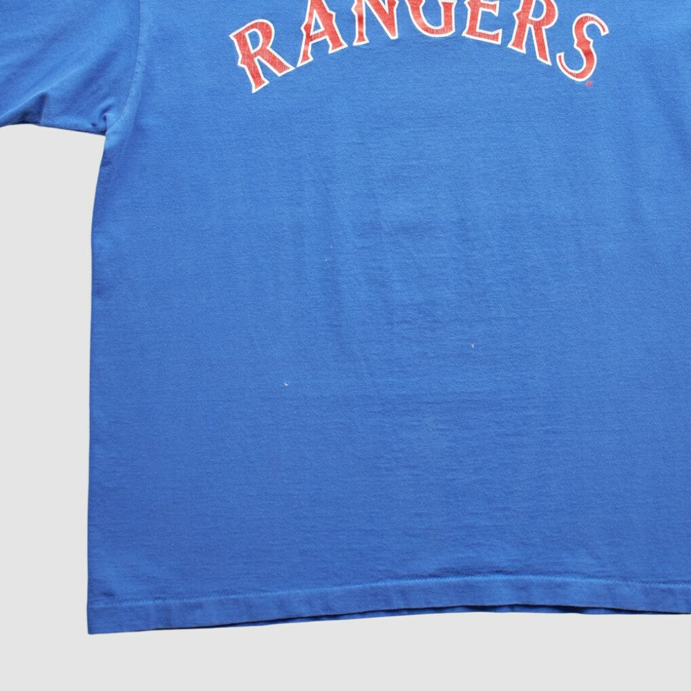 Texas Rangers 2000s T-Shirt - Blue Vintage