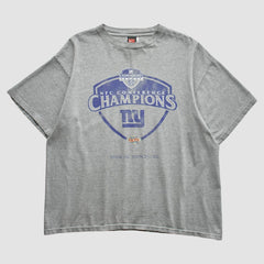 New York Giants 2000 T-Shirt - Gray Vintage on sale