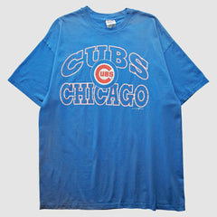 Chicago Cubs Hanes 1998 T-Shirt - Blue Vintage