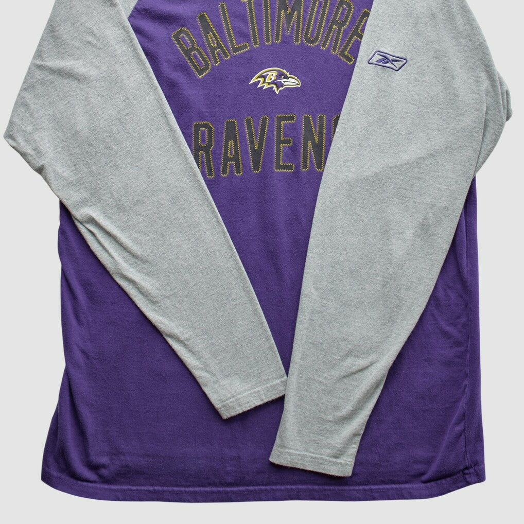 Baltimore Ravens Reebok 2000s T-Shirt - Purple Vintage discount