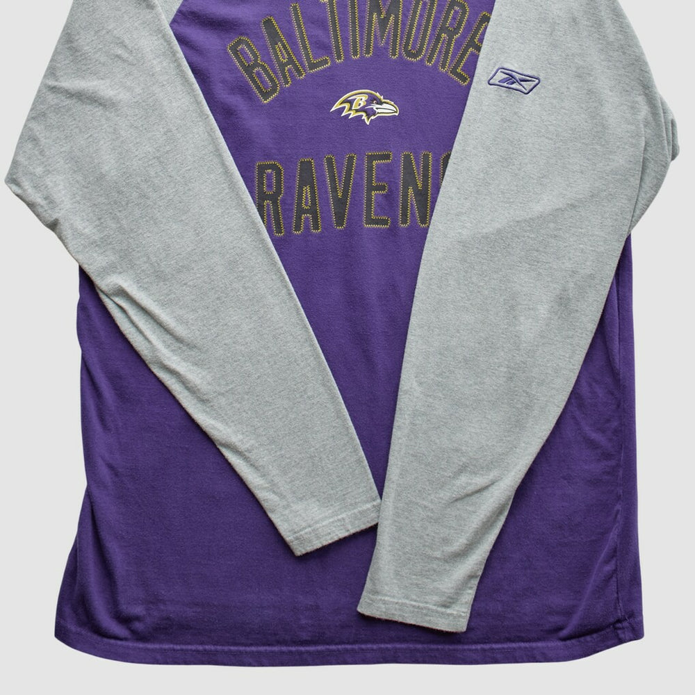 Baltimore Ravens Reebok 2000s T-Shirt - Purple Vintage discount