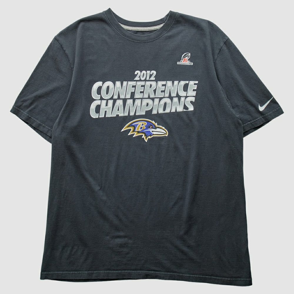Baltimore Ravens 2012 T-Shirt - Navy Vintage for sale