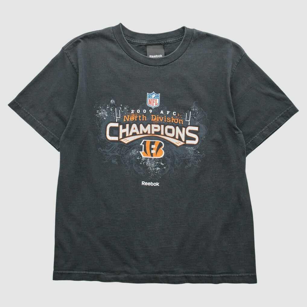 Cincinnati Bengals Reebok 2009 T-Shirt - Black Vintage for sale