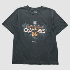Cincinnati Bengals Reebok 2009 T-Shirt - Black Vintage for sale