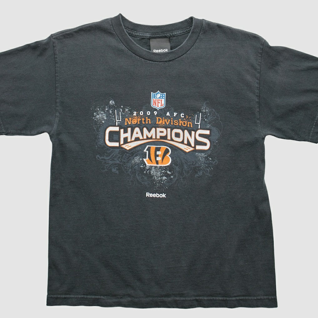 Cincinnati Bengals Reebok 2009 T-Shirt - Black Vintage for sale