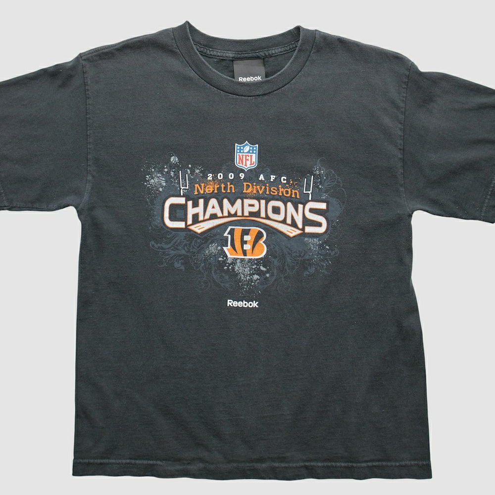 Cincinnati Bengals Reebok 2009 T-Shirt - Black Vintage for sale