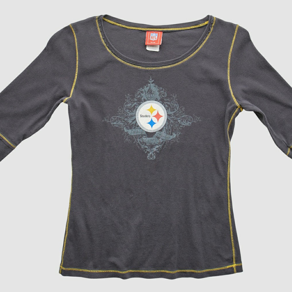 Pittsburgh Steelers NFL 2000s T-Shirt - Gray Vintage outlet