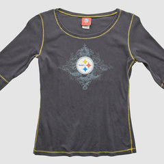 Pittsburgh Steelers NFL 2000s T-Shirt - Gray Vintage outlet
