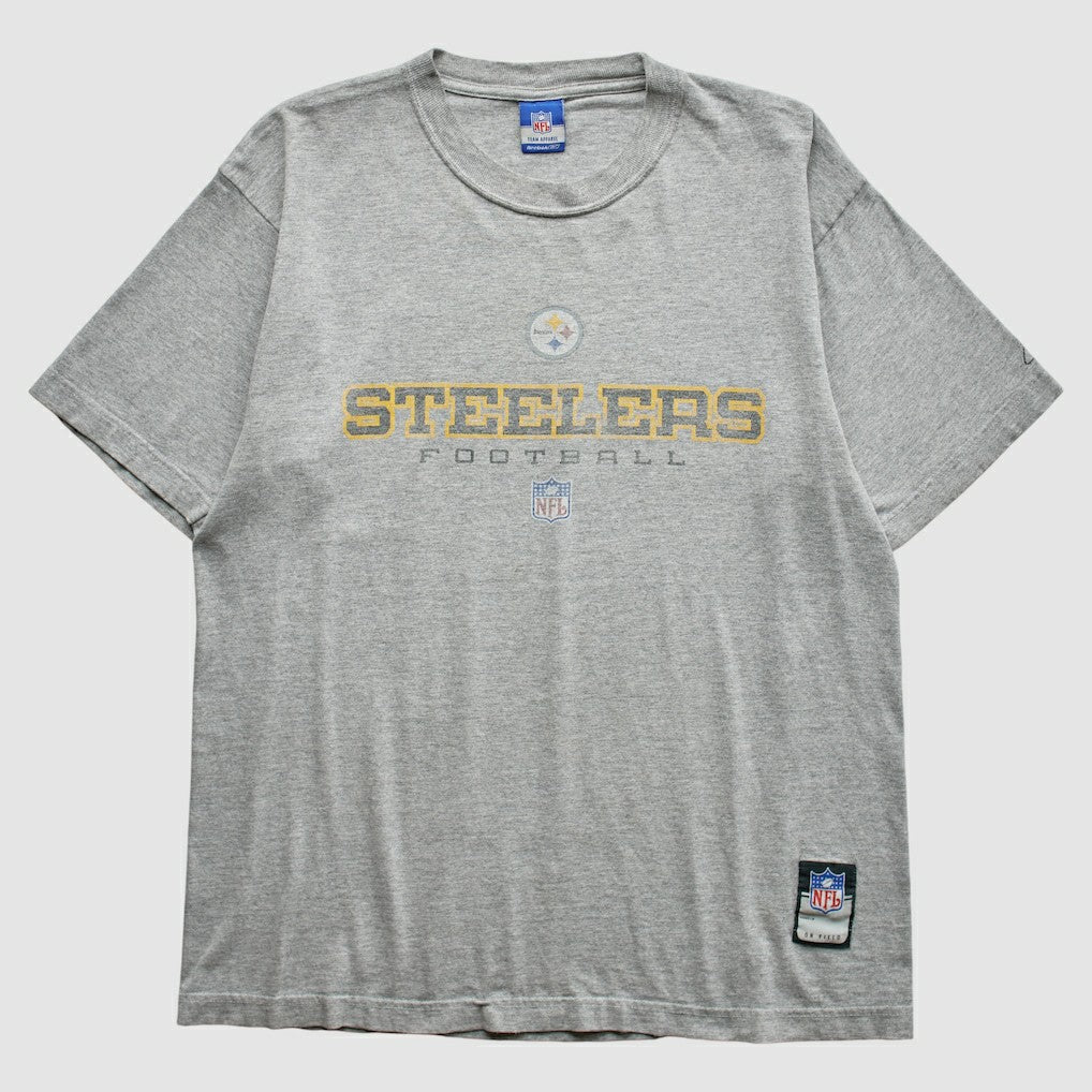 Pittsburgh Steelers Reebok 2000s T-Shirt - Gray Vintage online