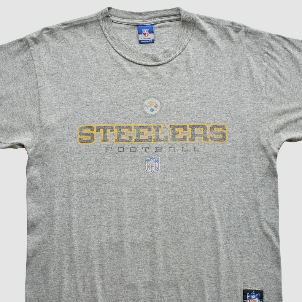 Pittsburgh Steelers Reebok 2000s T-Shirt - Gray Vintage online