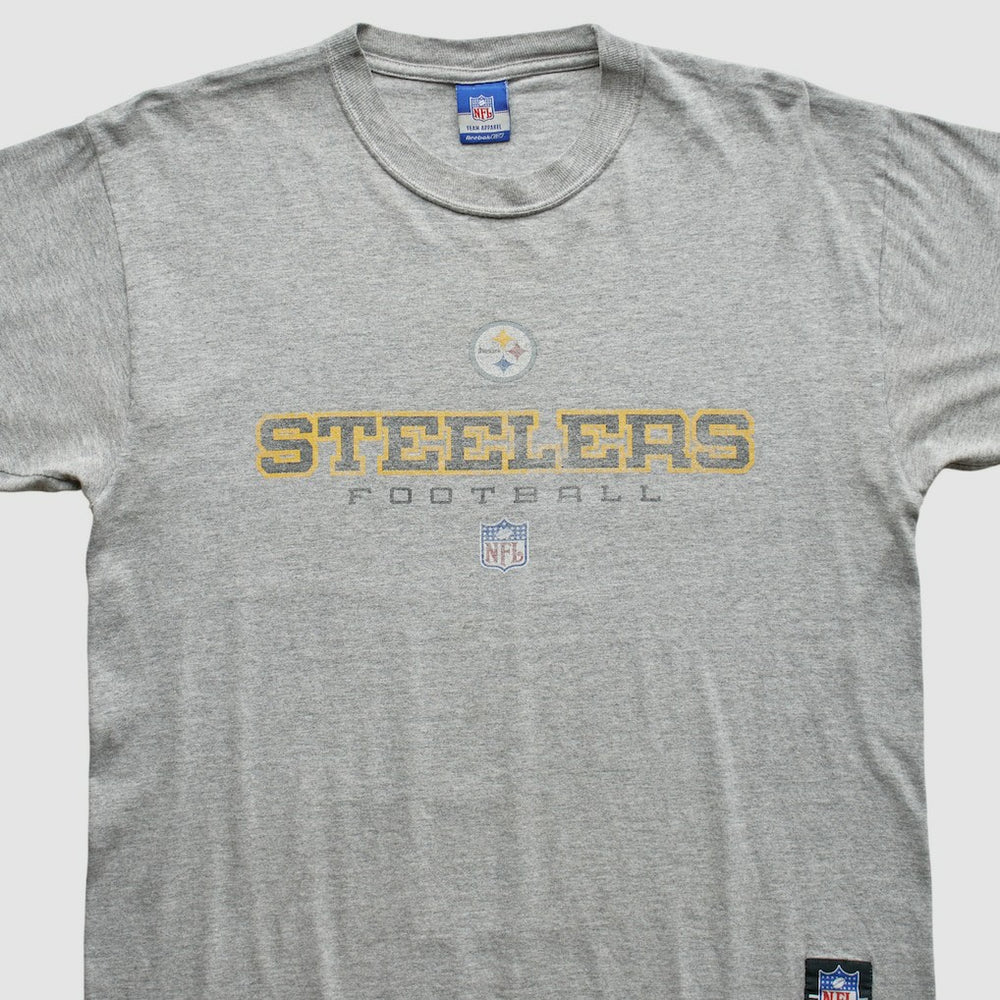 Pittsburgh Steelers Reebok 2000s T-Shirt - Gray Vintage online