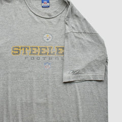 Pittsburgh Steelers Reebok 2000s T-Shirt - Gray Vintage online