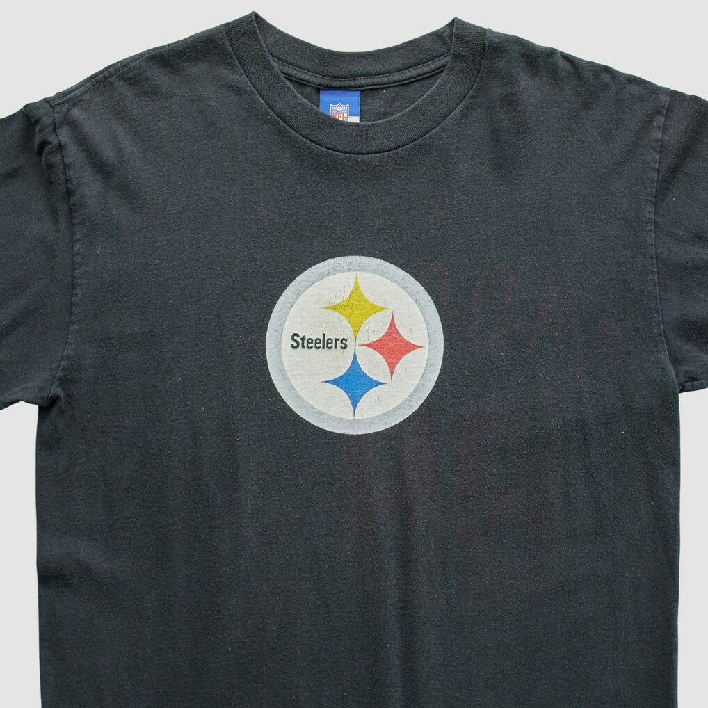 Pittsburgh Steelers Reebok 2000s T-Shirt - Black Vintage cheap