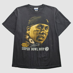Pittsburgh Steelers Reebok 2006 T-Shirt - Black Vintage outlet