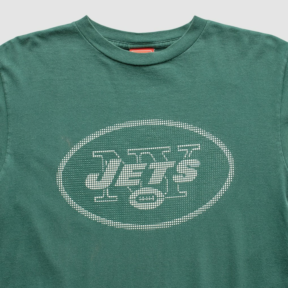New York Jets NFL 2000s Long Sleeve T-Shirt - Green Vintage for sale