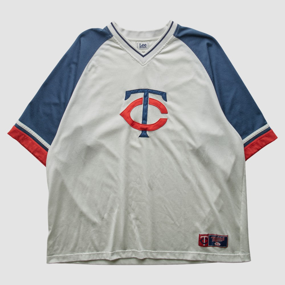 Minnesota Twins Lee Apparel 2000s T-Shirt - White Vintage