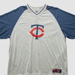 Minnesota Twins Lee Apparel 2000s T-Shirt - White Vintage
