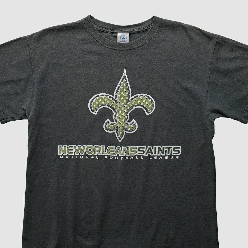 New Orleans Saints Delta 2000s T-Shirt - Black Vintage for sale