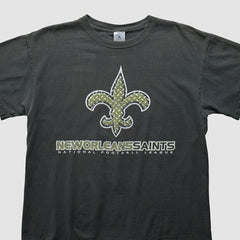 New Orleans Saints Delta 2000s T-Shirt - Black Vintage for sale