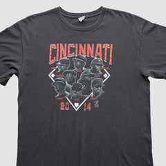 Cincinnati Reds 2014 T-Shirt - Black Vintage