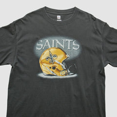 New Orleans Saints 2010s T-Shirt - Black Vintage on sale