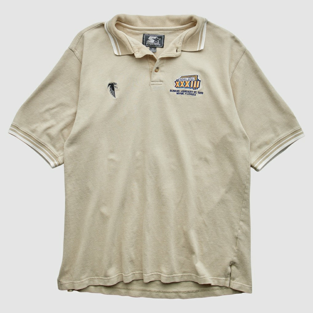 Atlanta Falcons Starter 1999 Polo - Beige Vintage online
