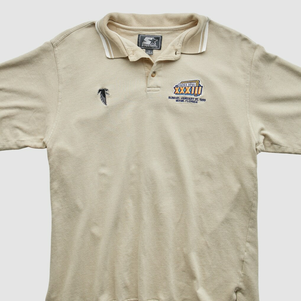 Atlanta Falcons Starter 1999 Polo - Beige Vintage online