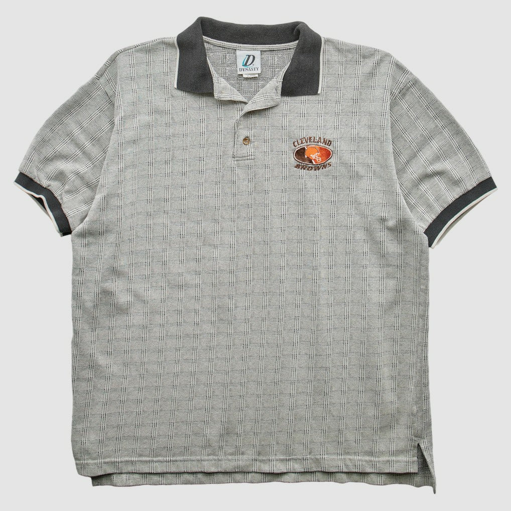 Cleveland Browns Dynasty 2000s Polo - Gray Vintage for sale
