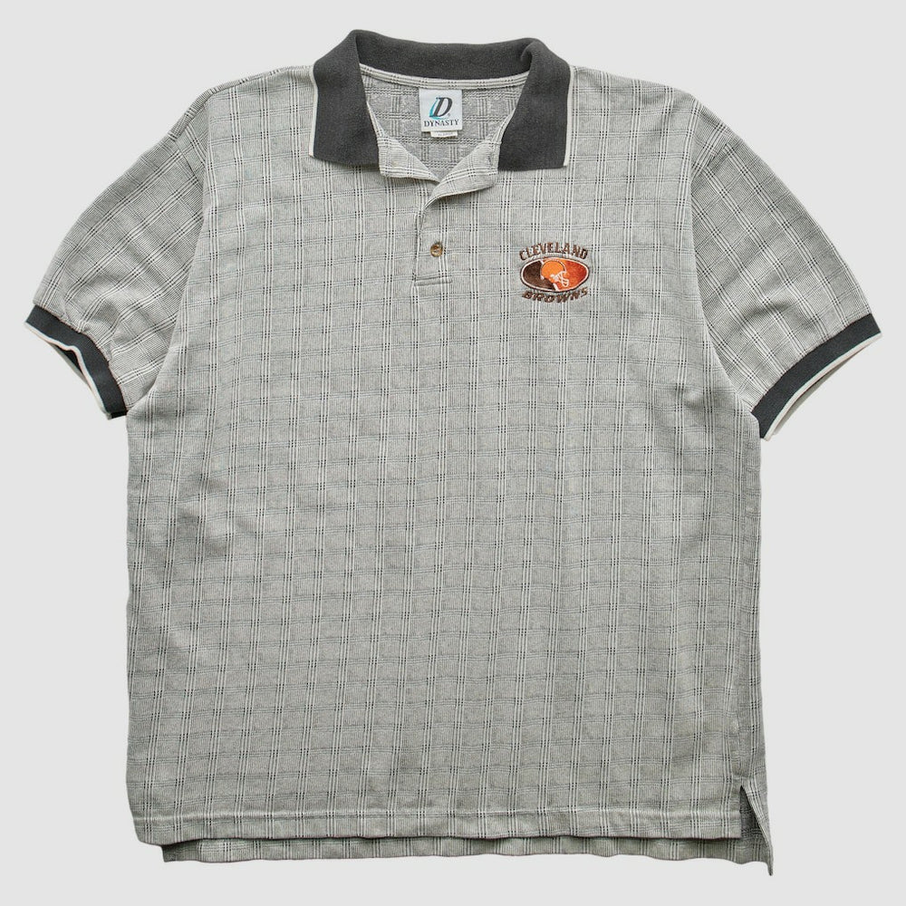 Cleveland Browns Dynasty 2000s Polo - Gray Vintage for sale