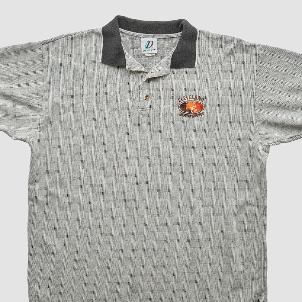 Cleveland Browns Dynasty 2000s Polo - Gray Vintage for sale