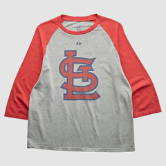 St. Louis Cardinals Majestic 2010 T-Shirt - Heather Gray Vintage