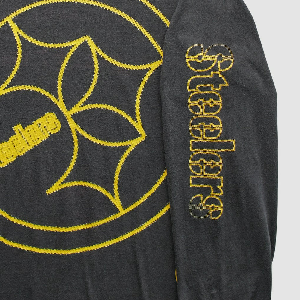 Pittsburgh Steelers Reebok 2000s T-Shirt - Black Vintage cheap