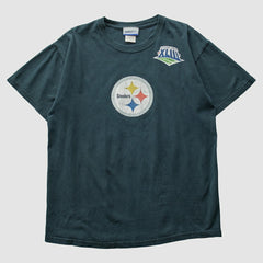 Pittsburgh Steelers Reebok 2009 T-Shirt - Blue Vintage on sale