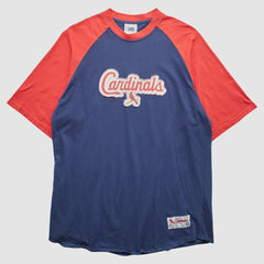 St. Louis Cardinals Lee Apparel 2000s T-Shirt - Navy Vintage