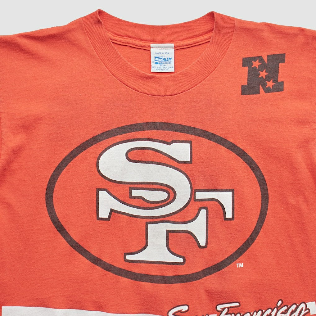 San Francisco 49ers Salem 1994 T-Shirt - Orange Vintage on sale