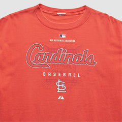 St. Louis Cardinals Majestic 2000s T-Shirt - Red Vintage