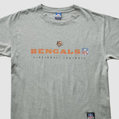 Cincinnati Bengals Reebok 2000s T-Shirt - Gray Vintage cheap