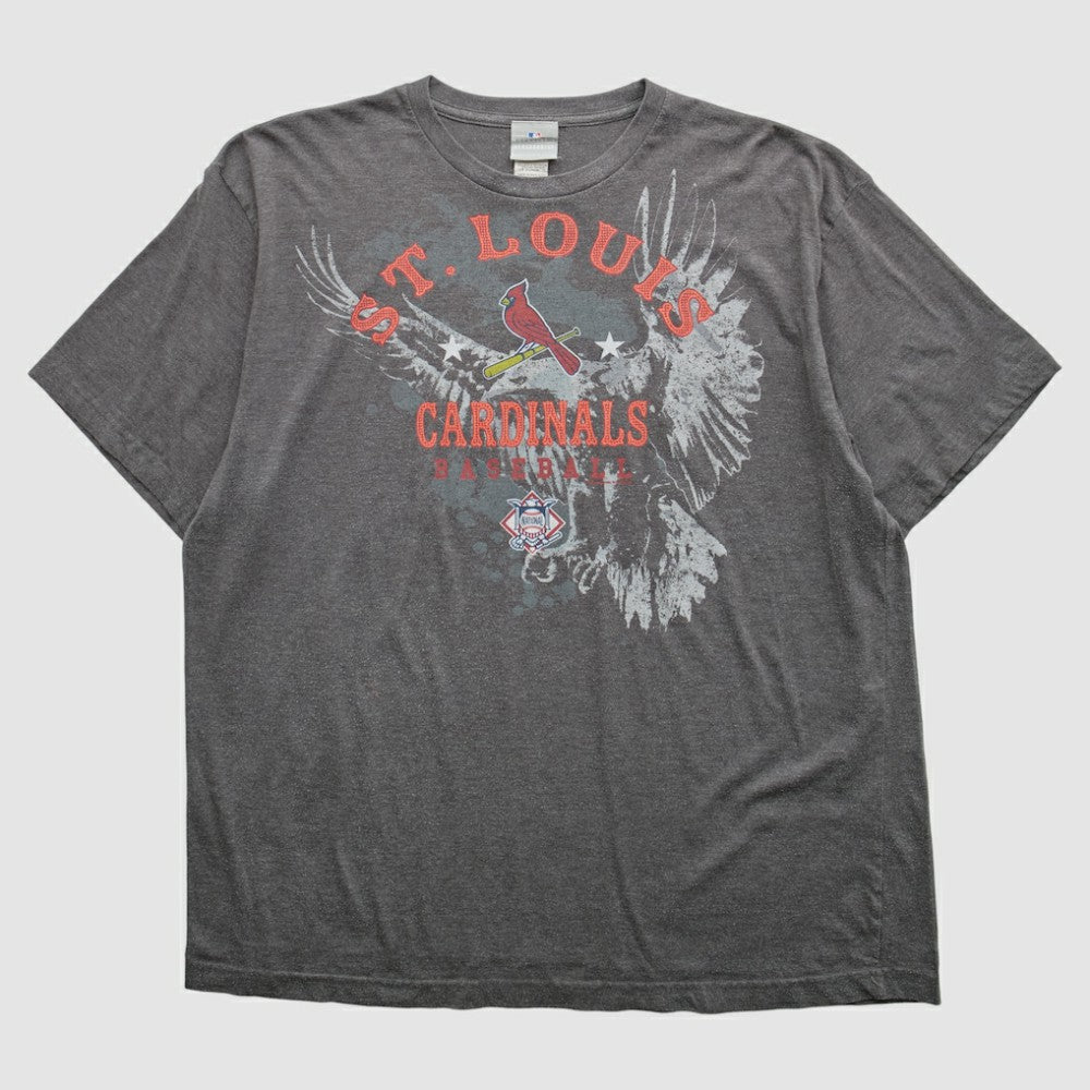 St. Louis Cardinals 2000s T-Shirt - Gray Vintage